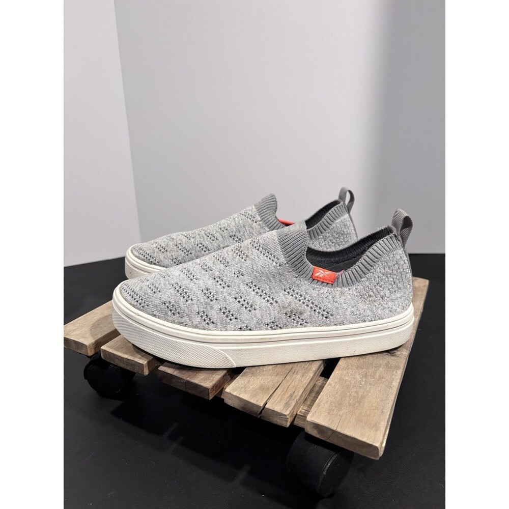 Reebok Women's Size 8.5 Gray Slip On Shoes Sneakers Comfort Travel